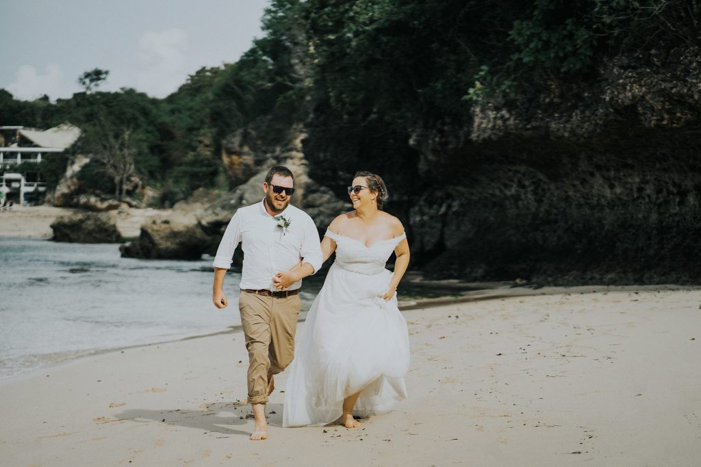Bali Moon Wedding Secluded beach wedding