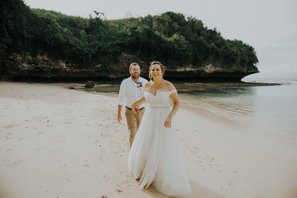 Bali Moon Wedding Secluded beach wedding