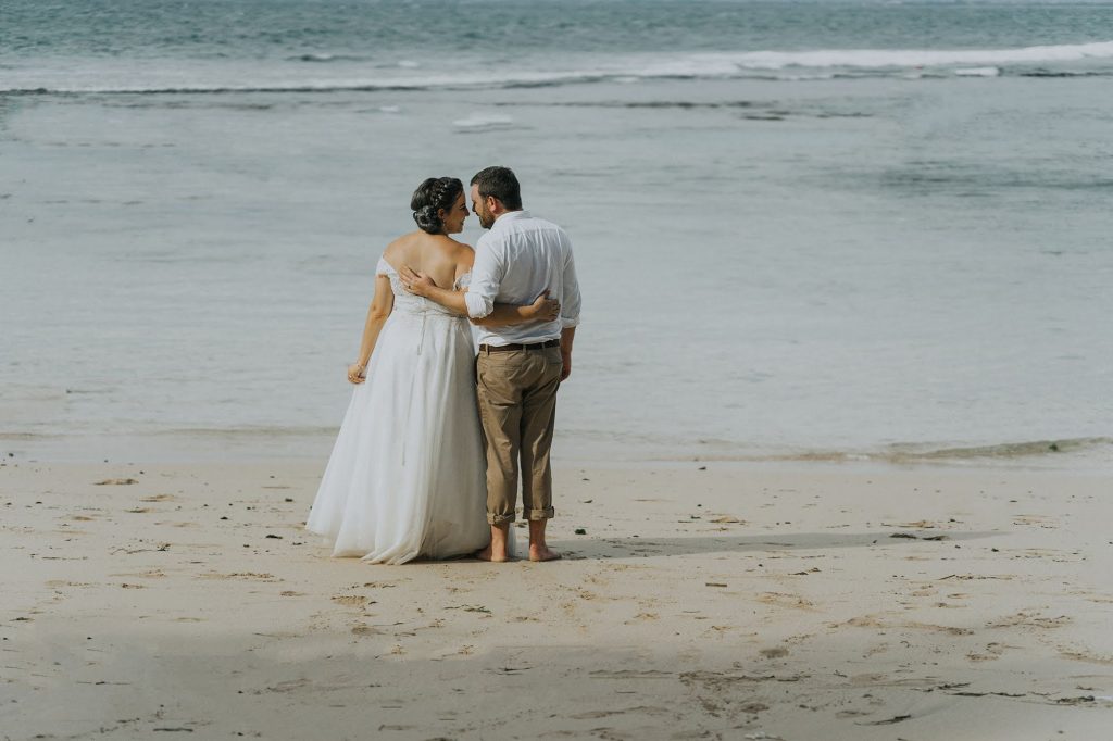 Bali Moon Wedding Secluded beach wedding